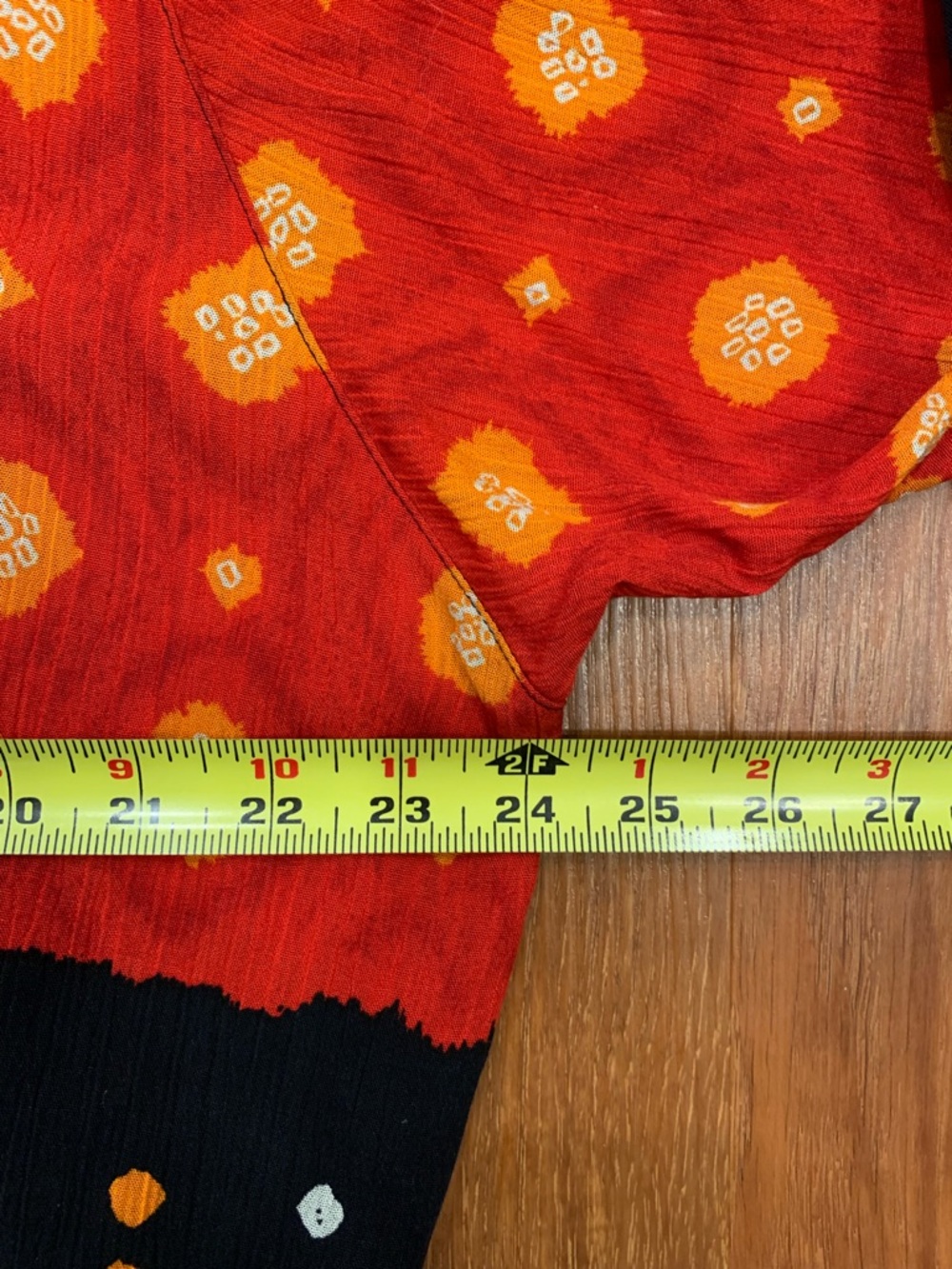 VTG Carole Little Saint-Tropez West Long Sleeve Top Womens 8 Tie Front Colorful - Picture 7 of 10